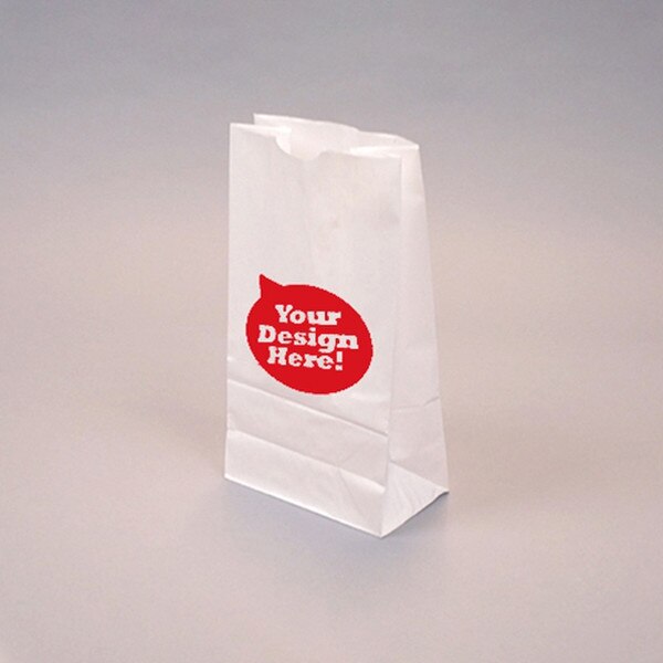 Custom-Printed White Kraft 6-lb Bag